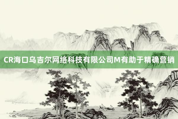 CR海口乌吉尔网络科技有限公司M有助于精确营销
